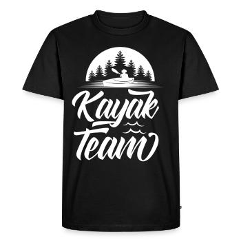Kayak Team Kayaking Kayaking Kayakers - Men's Premium Organic T-Shirt - black - Front - Nico (187cm)