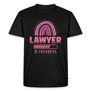 Avocat en travail Carrière professionnelle d’avocat - T-shirt Premium bio Homme - noir - Devant - Nico (187cm)