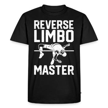 drôle saut à la perche saut à la perche saut à la perche - T-shirt Premium bio Homme - noir - Devant - Nico (187cm)