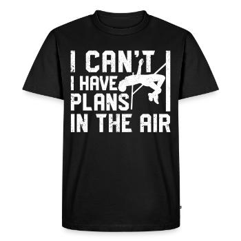 Funny Pole Vaulting Pole Vault Pole Vault - Men's Premium Organic T-Shirt - black - Front - Nico (187cm)
