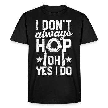 Funny skipping rope skipping rope - Men's Premium Organic T-Shirt - black - Front - Nico (187cm)