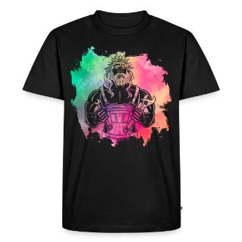 Christian craftsman - Men's Premium Organic T-Shirt - black - Front - Nico (187cm)