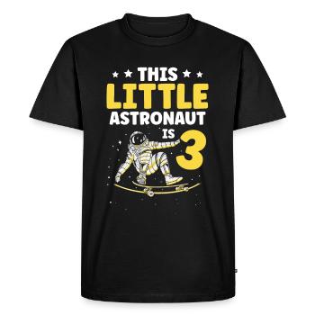 Ce petit astronaute est tout le meilleur pour - T-shirt Premium bio Homme - noir - Devant - Nico (187cm)