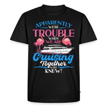 Expédition de navires de croisière - T-shirt Premium bio Homme - noir - Devant - Nico (187cm)