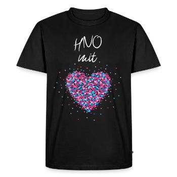 ENT with heart Specialist in specialist practice - Men's Premium Organic T-Shirt - black - Front - Nico (187cm)