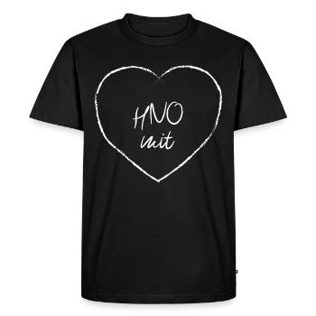 ENT with heart ear medicine hospital clinic - Men's Premium Organic T-Shirt - black - Front - Nico (187cm)