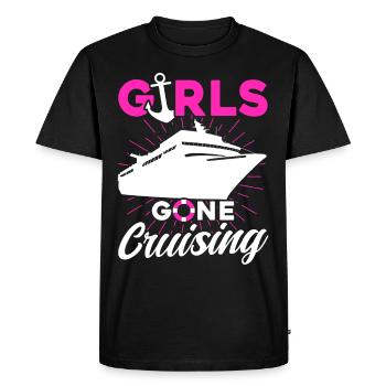 Girls Gone Cruising - Men's Premium Organic T-Shirt - black - Front - Nico (187cm)