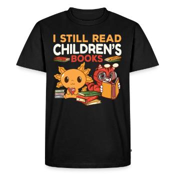 Enseignante au primaire Éducatrice de maternelle - T-shirt Premium bio Homme - noir - Devant - Nico (187cm)