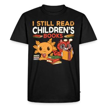 Enseignante au primaire Éducatrice de maternelle - T-shirt Premium bio Homme - noir - Devant - Nico (187cm)