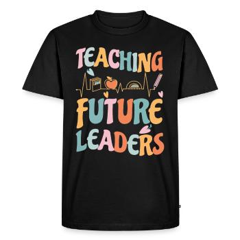 Primary School Teacher Kindergarten Educator - Men's Premium Organic T-Shirt - black - Front - Nico (187cm)