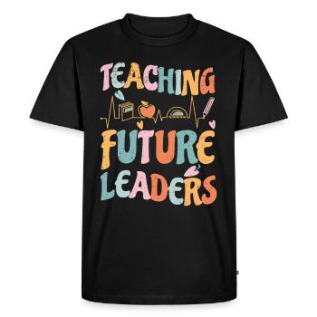Primary School Teacher Kindergarten Educator - Men's Premium Organic T-Shirt - black - Front - Nico (187cm)