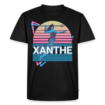 Xanthe Goddess Ancient Greek Greek mythology - Men's Premium Organic T-Shirt - black - Front - Nico (187cm)