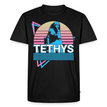 Tethys Goddess Ancient Greek Mythology - Men's Premium Organic T-Shirt - black - Front - Nico (187cm)