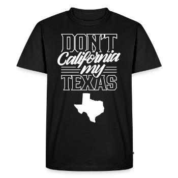 Californie Texas Texan Pride Dictons Texan - T-shirt Premium bio Homme - noir - Devant - Nico (187cm)