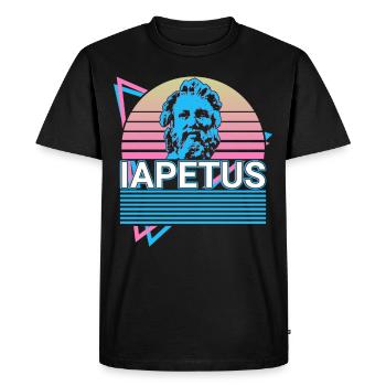 Japet dieu grec Mythe grec antique - T-shirt Premium bio Homme - noir - Devant - Nico (187cm)
