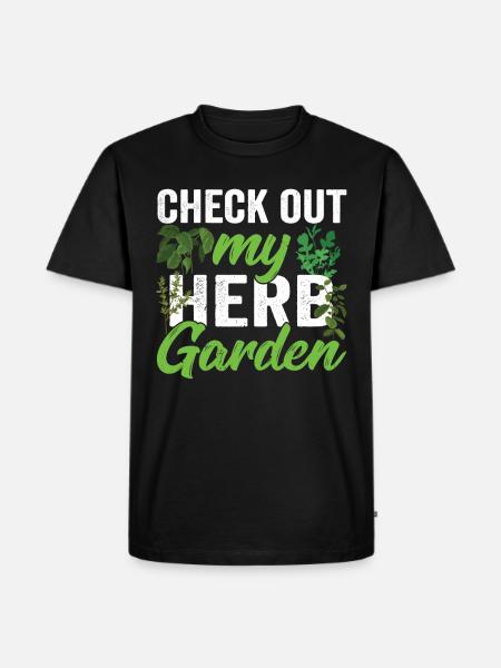View my herb garden Herbs - Men's Premium Organic T-Shirt - black