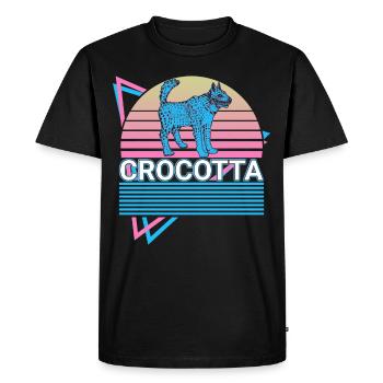 Crocotta Cynolycus créature mythique mythologie grecque - T-shirt Premium bio Homme - noir - Devant - Nico (187cm)