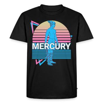 Mercure Messager des Dieux Mythologie romaine antique - T-shirt Premium bio Homme - noir - Devant - Nico (187cm)