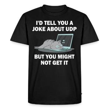 Cybersecurity - IT Security Computer Scientist - Men's Premium Organic T-Shirt - black - Front - Nico (187cm)