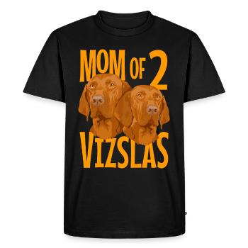 Magyar Vizsla maman Pointer hongrois - T-shirt Premium bio Homme - noir - Devant - Nico (187cm)