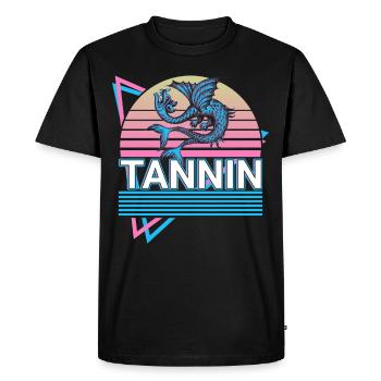 Tanin Tunnanu Créatures mythiques Mythologie juive Retr - T-shirt Premium bio Homme - noir - Devant - Nico (187cm)
