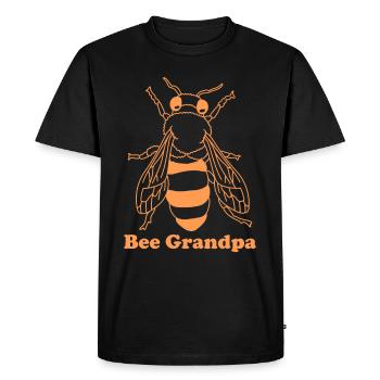 Beekeeper Beekeeper Bees Grandpa Gift - Men's Premium Organic T-Shirt - black - Front - Nico (187cm)