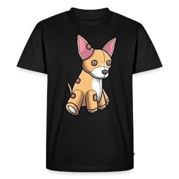 Chiweenie Dog Cuddly Toy - T-shirt Premium bio Homme - noir - Devant - Nico (187cm)