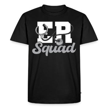 Her Squad Emergency Squad - Men's Premium Organic T-Shirt - black - Front - Nico (187cm)