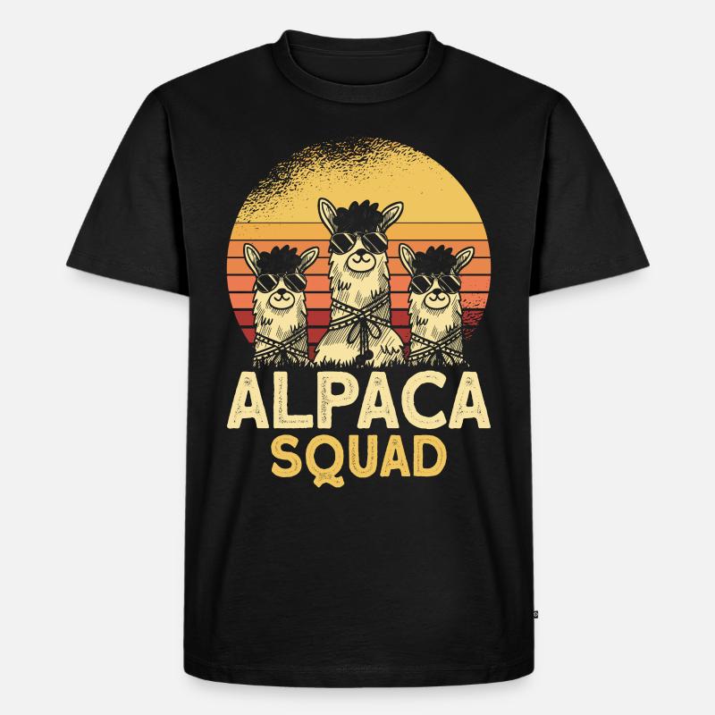 Alpace Squad Sunglasses - Männer Premium Bio T-Shirt - Schwarz