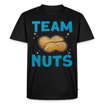 Team Nuts Baby Annonce Garçons - T-shirt Premium bio Homme - noir - Devant - Nico (187cm)