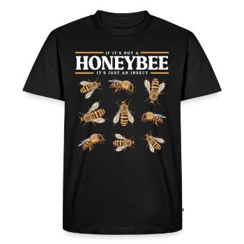 Beekeepers Beekeepers Beekeeping Bees Gift - Men's Premium Organic T-Shirt - black - Front - Nico (187cm)
