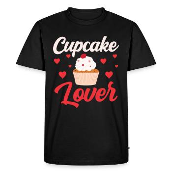 Cupcake Lovers Food Sweet Cupcakes - T-shirt Premium bio Homme - noir - Devant - Nico (187cm)