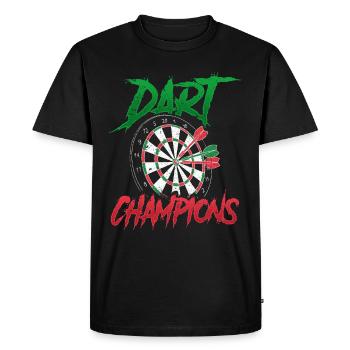 Darts Champions Darts Club Team Darts - Men's Premium Organic T-Shirt - black - Front - Nico (187cm)