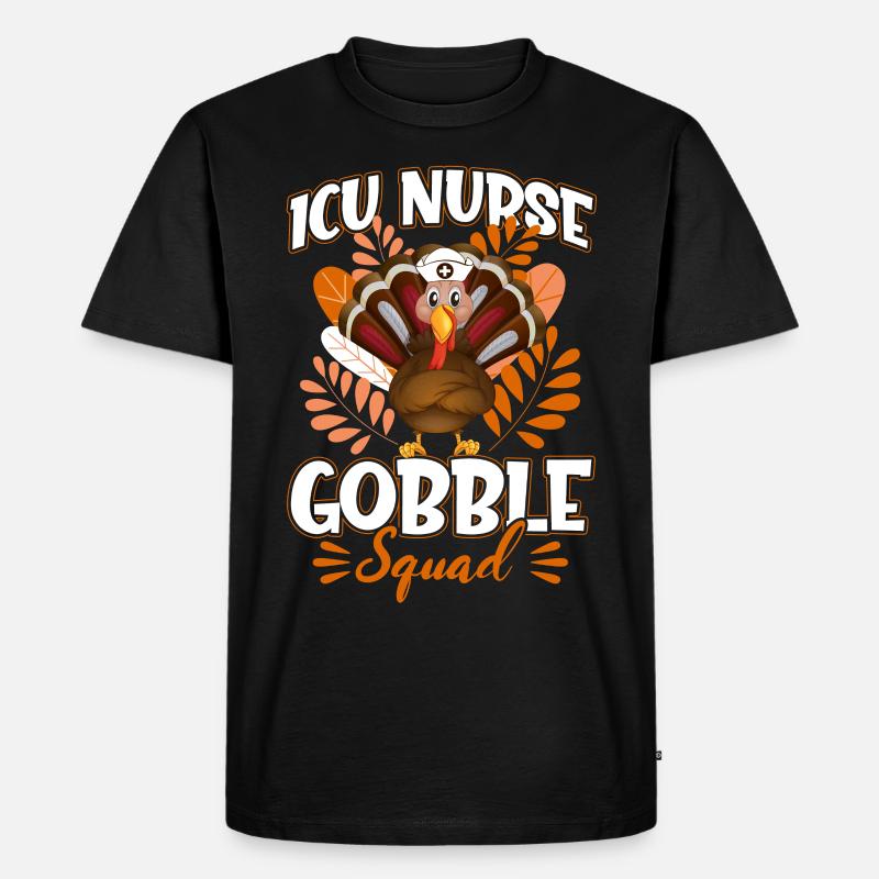 Ice Nurse Gobble Squad - Männer Premium Bio T-Shirt - Schwarz
