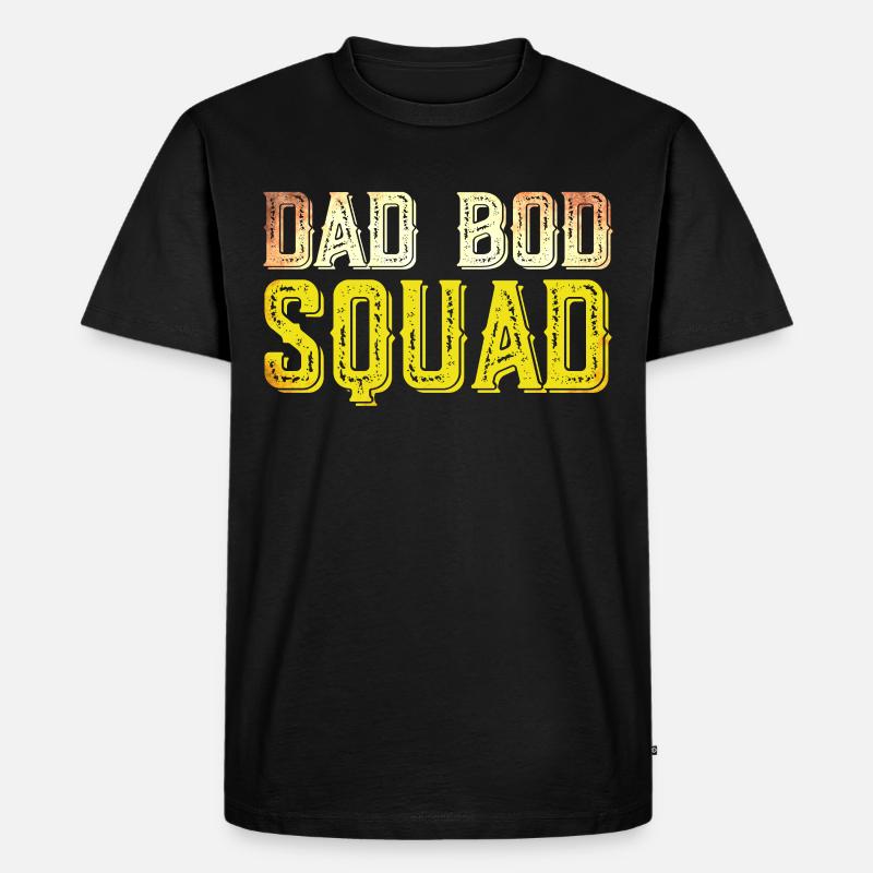 Escouade Papa Bod - T-shirt Premium bio Homme - noir