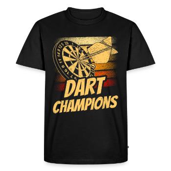 Darts Champions Darts Club Darts Team - Men's Premium Organic T-Shirt - black - Front - Nico (187cm)