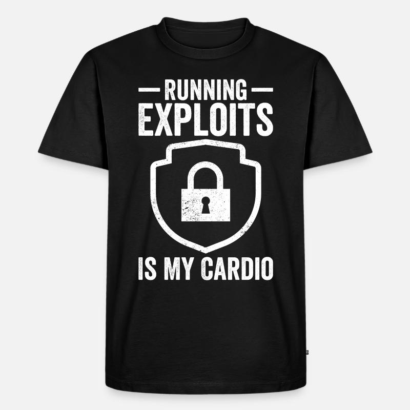 Cybersecurity Computer Security Cybersecurity - Men's Premium Organic T-Shirt - black
