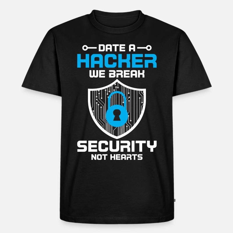 Cybersecurity Computersicherheit Cybersecurity - Männer Premium Bio T-Shirt - Schwarz