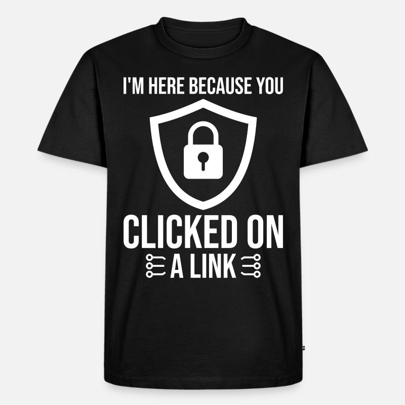 Cybersecurity Computer Security Cybersecurity - Men's Premium Organic T-Shirt - black