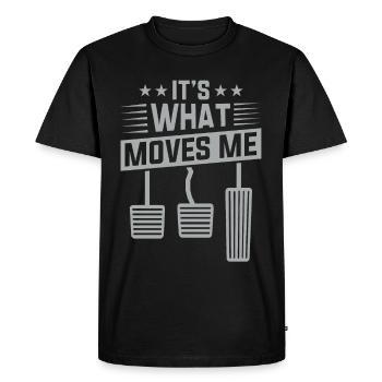 Voiture classique Course Mécanicien de pièces de voitures de sport - T-shirt Premium bio Homme - noir - Devant - Nico (187cm)