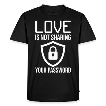 Cybersécurité Sécurité informatique Cybersécurité - T-shirt Premium bio Homme - noir - Devant - Nico (187cm)
