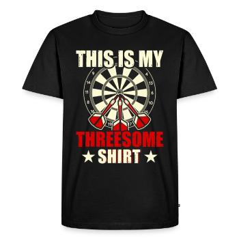 Darts Thrower Dartboard Competitive Throwing Sport - Men's Premium Organic T-Shirt - black - Front - Nico (187cm)