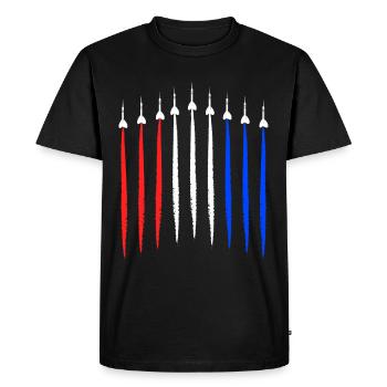 Treble Sports Competitive Dartboard Dart Thrower - Men's Premium Organic T-Shirt - black - Front - Nico (187cm)