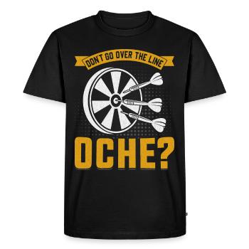 Sport Competitive Triple Dartboard Dart Thrower - Men's Premium Organic T-Shirt - black - Front - Nico (187cm)