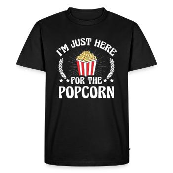 Je suis seulement en faveur de la - T-shirt Premium bio Homme - noir - Devant - Nico (187cm)