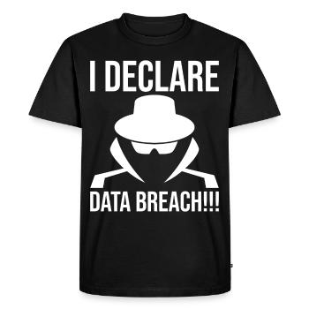 Cybersécurité Sécurité informatique Cybersécurité - T-shirt Premium bio Homme - noir - Devant - Nico (187cm)