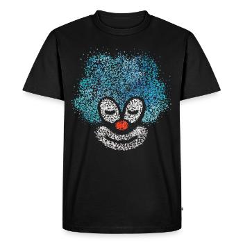 Carnaval Clown Viva Colonia Kölle Alaaf Confettis - T-shirt Premium bio Homme - noir - Devant - Nico (187cm)