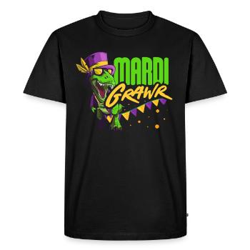 Mardi Grawr Mardi Gras Shenanigan Beans - T-shirt Premium bio Homme - noir - Devant - Nico (187cm)
