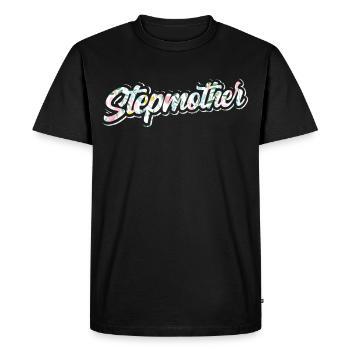 Belle-mère Mère d’accueil Mère d’accueil Belle-mère - T-shirt Premium bio Homme - noir - Devant - Nico (187cm)
