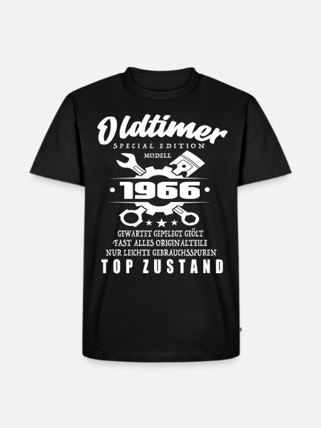 Oldtimer Special Edition Modell 1966 - Männer Premium Bio T-Shirt - Schwarz